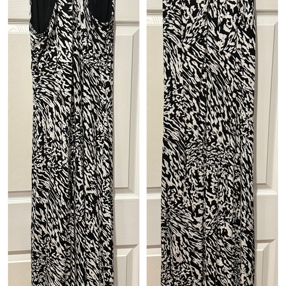INC International Concepts Black and White Patterned Dress